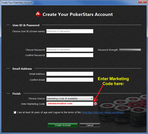 PokerStars Codice Marketing PokerStars Codice Marketing